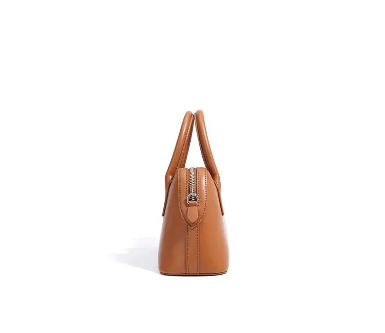Veloria™ Split Leather Boston Bag 
