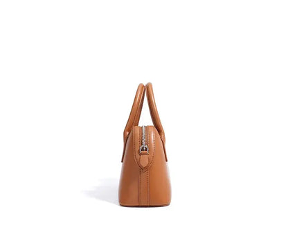 Veloria™ Split Leather Boston Bag 