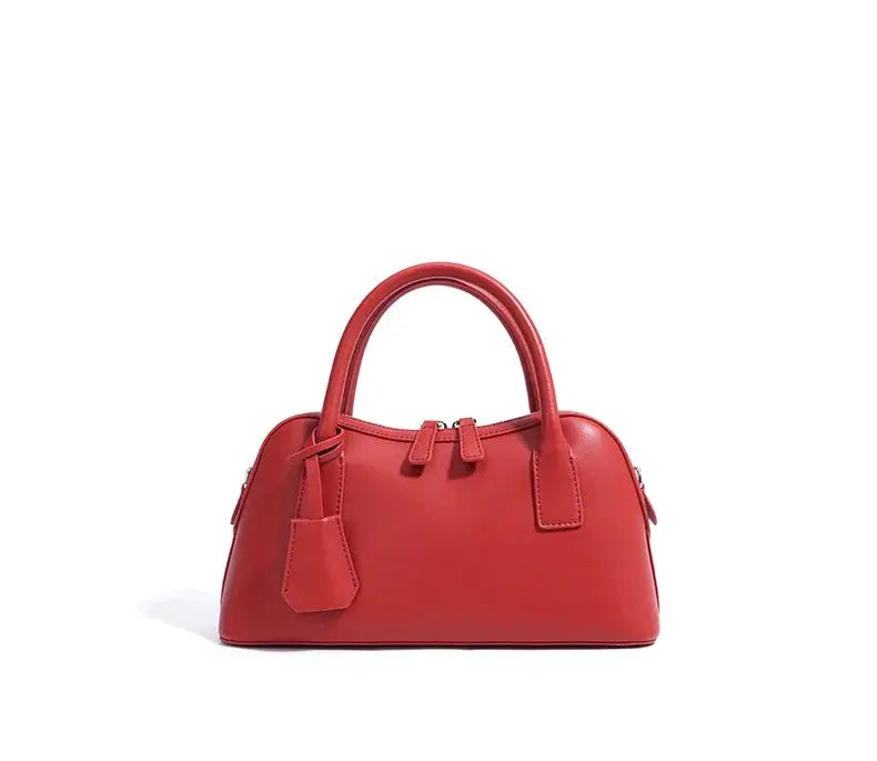 Veloria™ Split Leather Boston Bag 