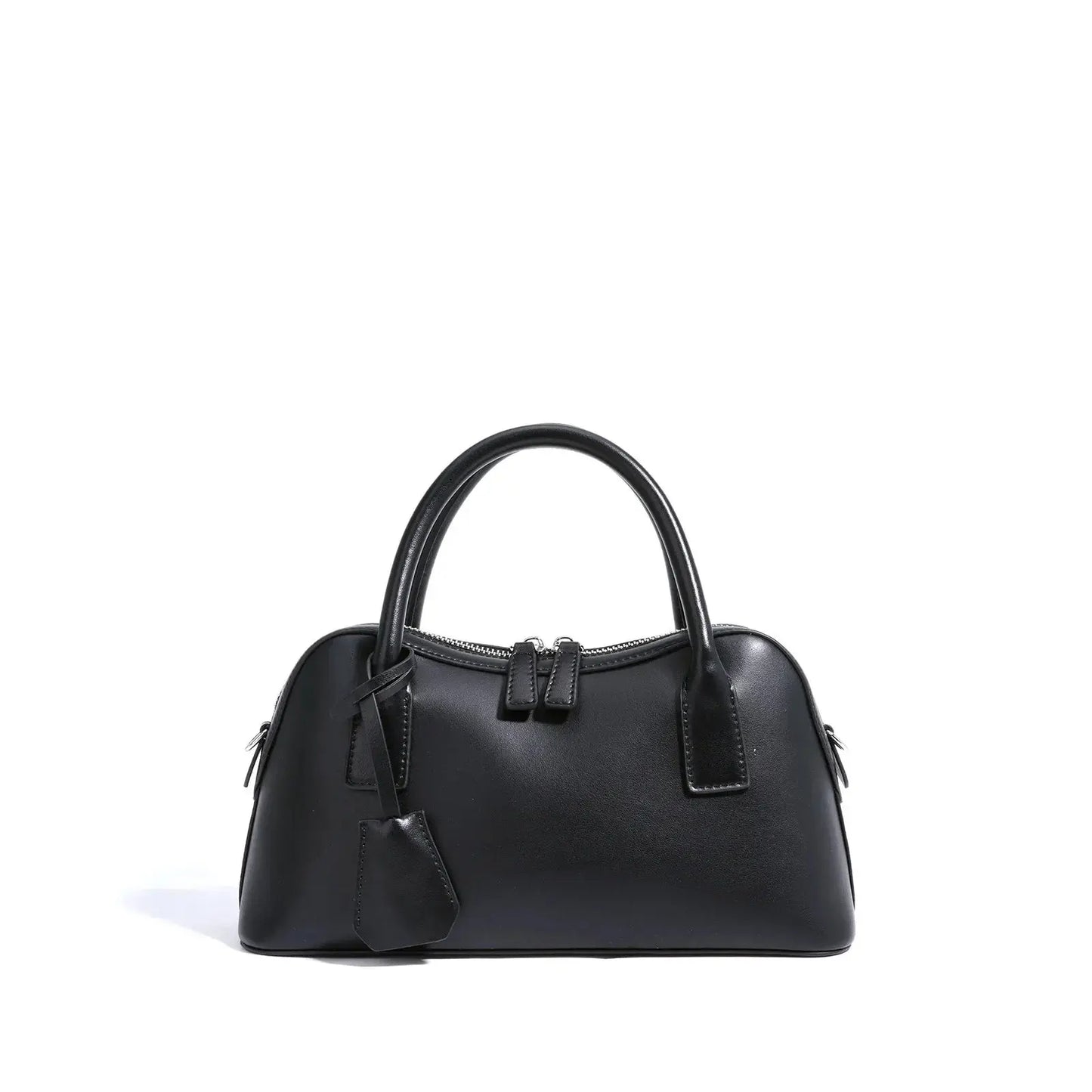 Veloria™ Split Leather Boston Bag 