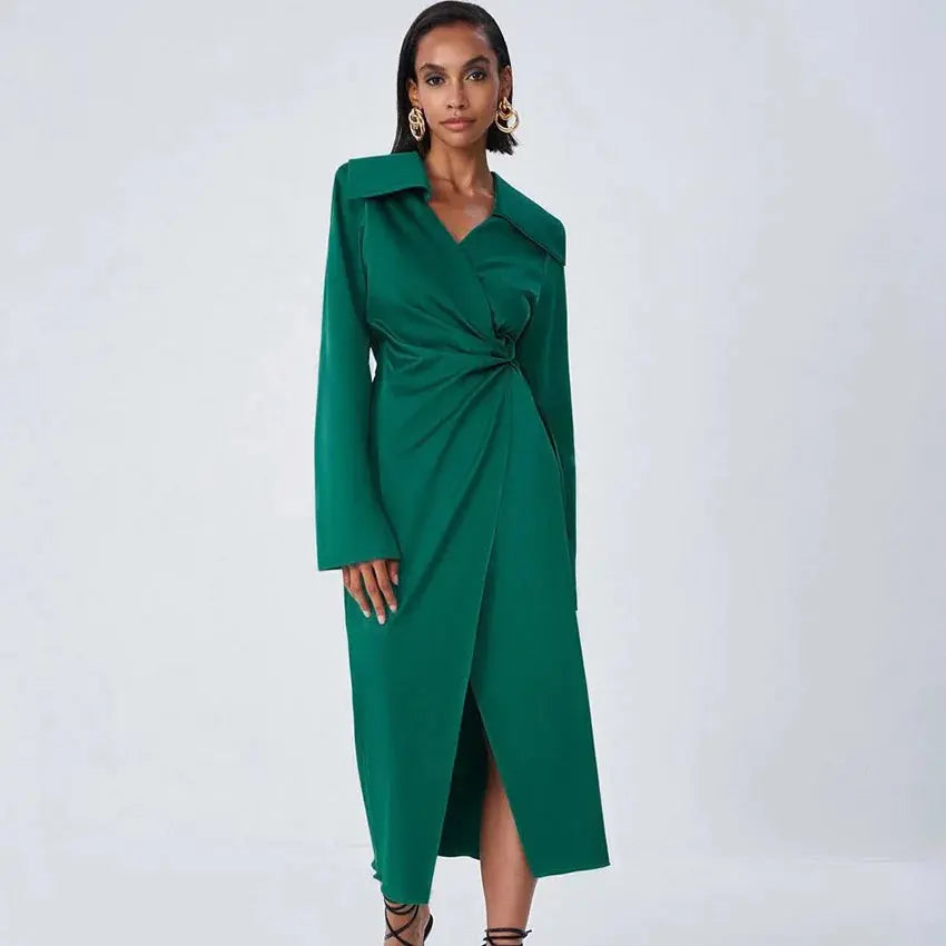 Veloria™ Tiered Ruffle Puff Sleeve Midi Dress 