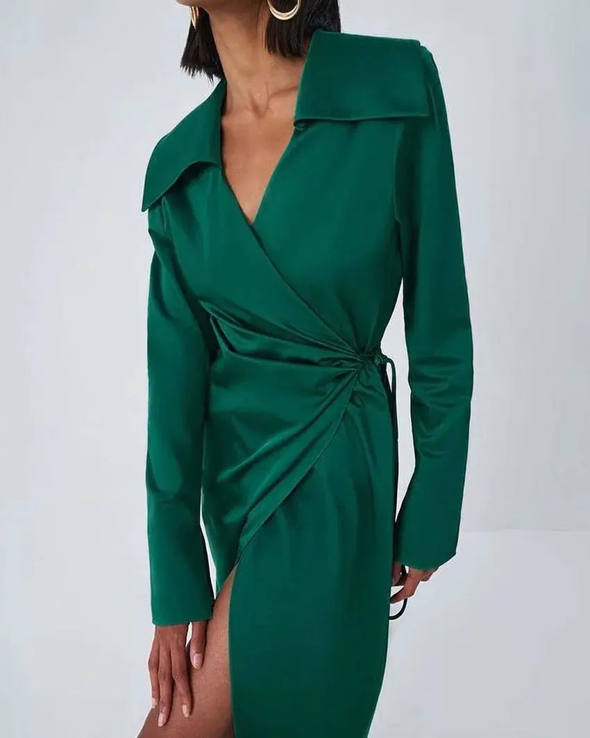 Veloria™ Tiered Ruffle Puff Sleeve Midi Dress 