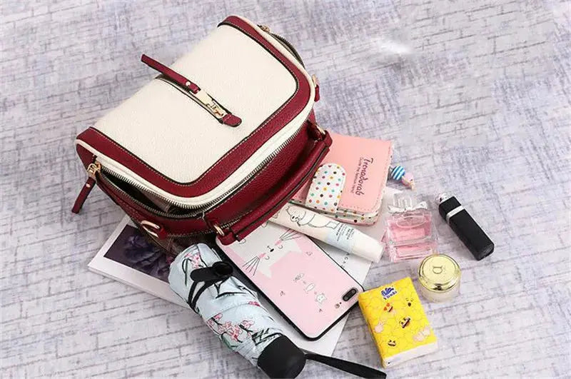 Veloria™ UrbanFlap PU Shoulder Bag 