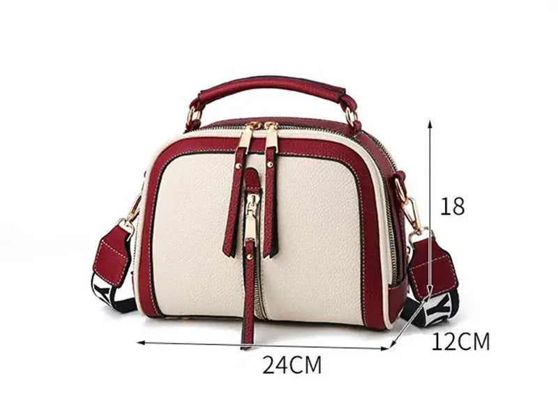 Veloria™ UrbanFlap PU Shoulder Bag 