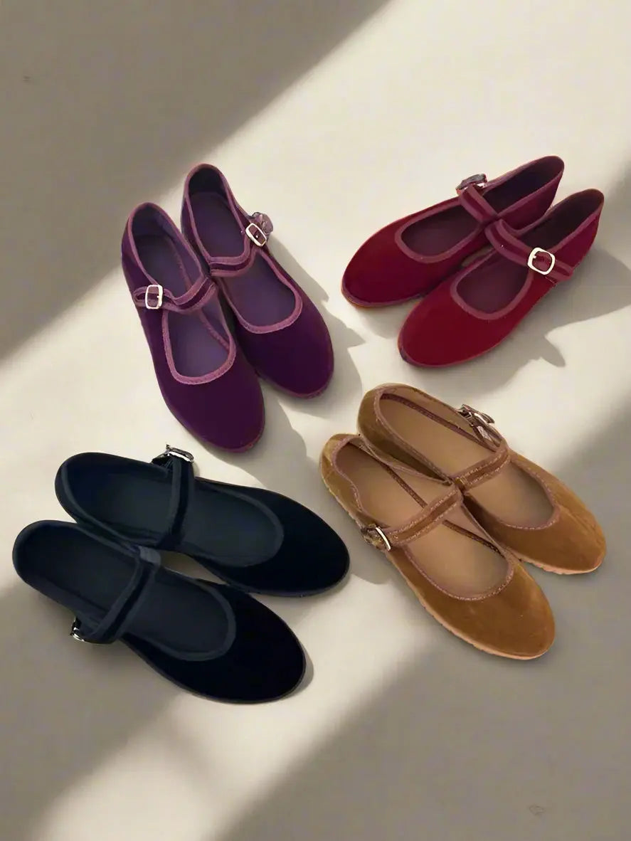 Veloria™ Velvet Ballet Flats 