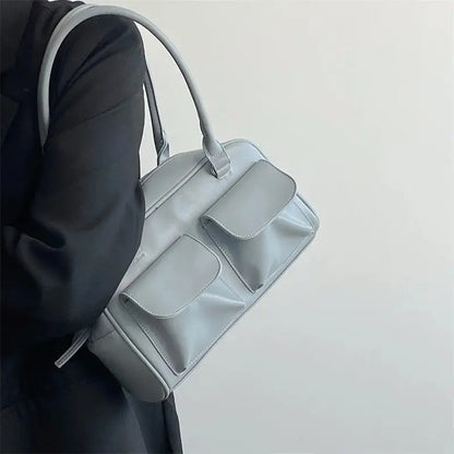 Veloria™ Vintage Bowling Shoulder Bag 