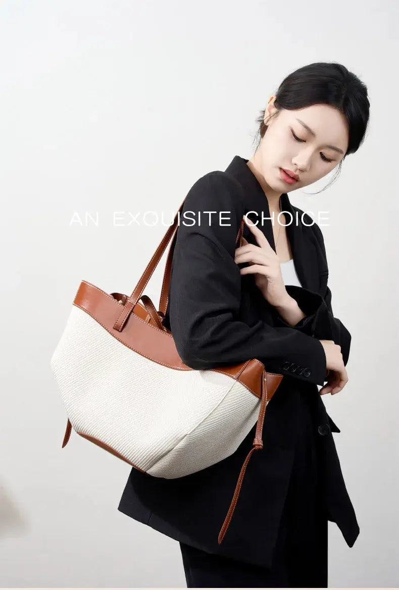 Veloria™ Winged Cotton Tote 