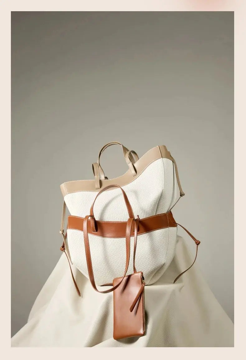 Veloria™ Winged Cotton Tote 