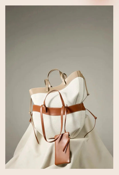 Veloria™ Winged Cotton Tote 