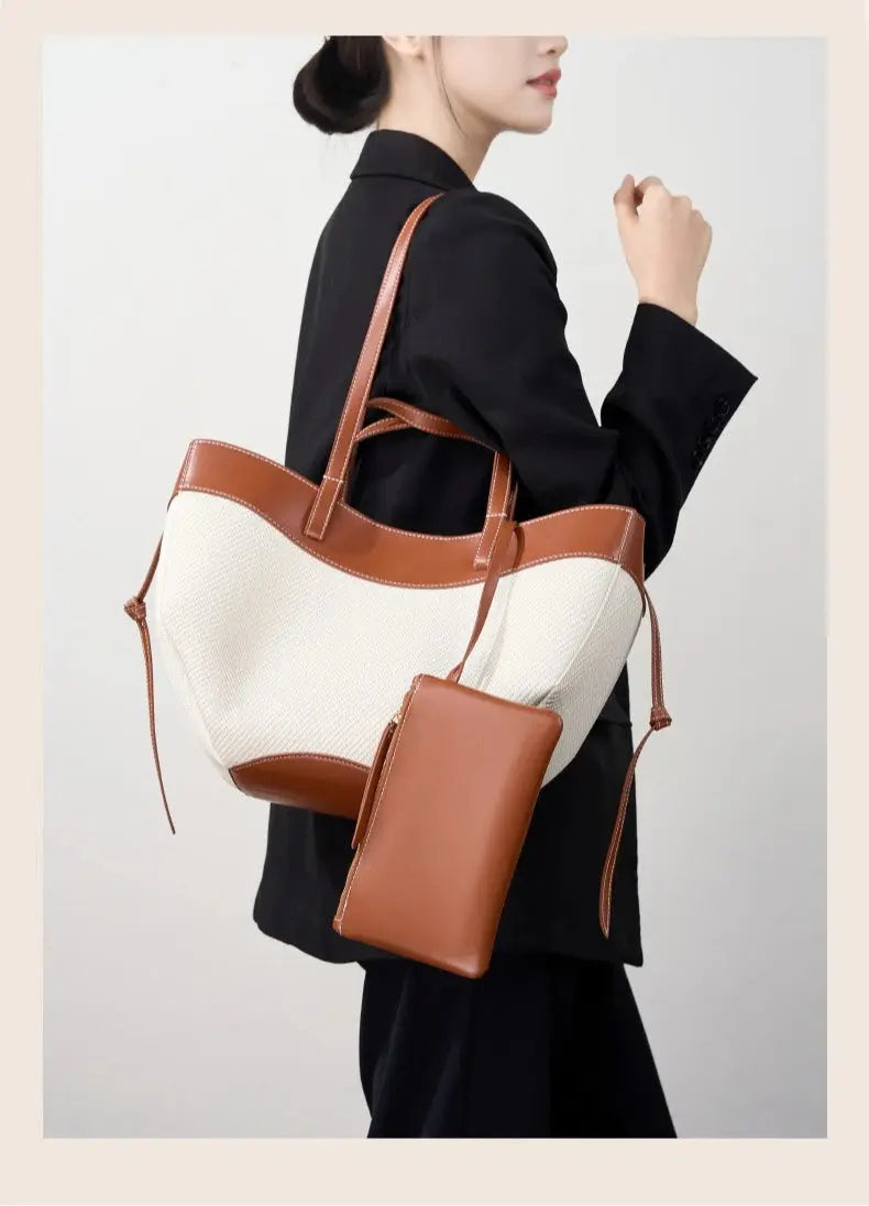 Veloria™ Winged Cotton Tote 