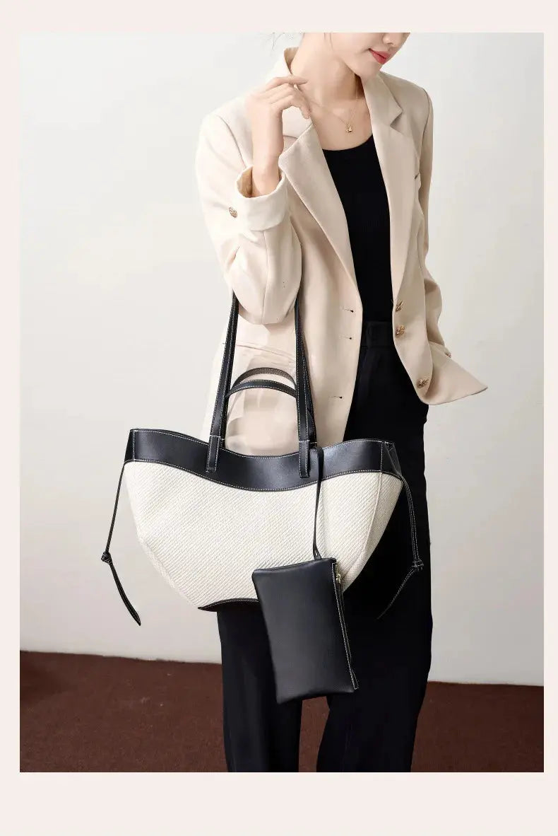 Veloria™ Winged Cotton Tote 