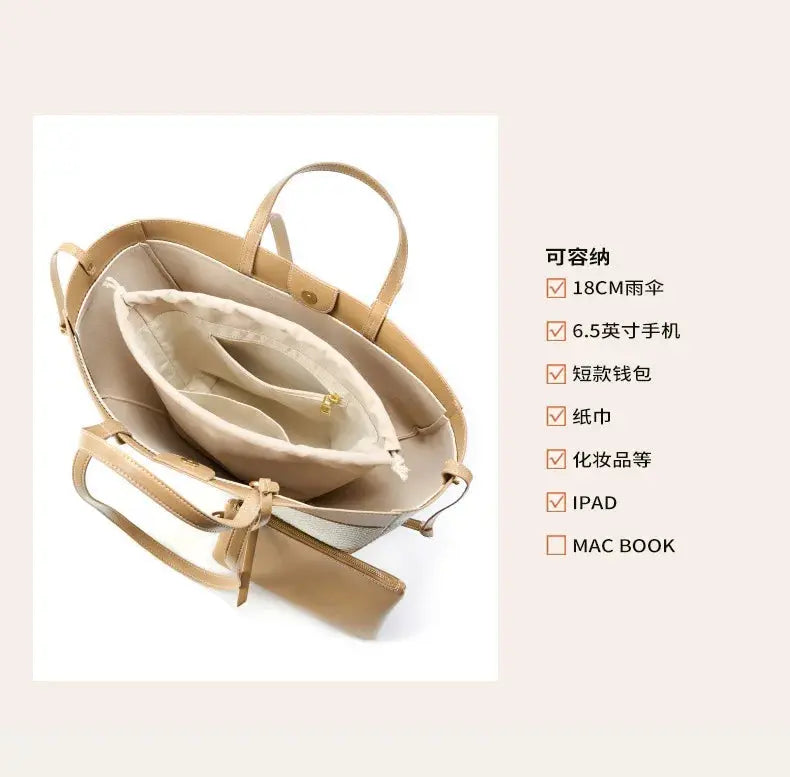 Veloria™ Winged Cotton Tote 