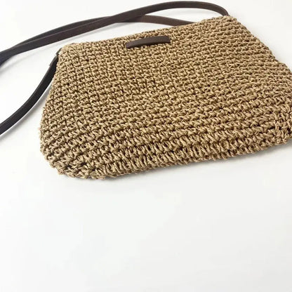 Veloria™ Woven Straw Shoulder Bag 