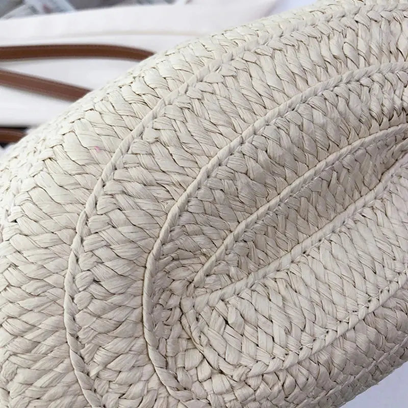 Veloria™ Woven Straw Tote 