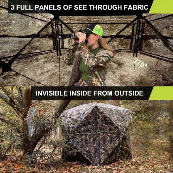 Ultimate See-Through Hunting Blind