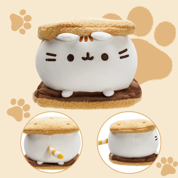 CozyNest Cookie Cat Plush Pillow™