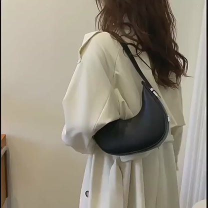 Veloria™ Luxe Half-Moon Hobo Bag
