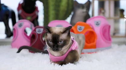 Pawsome™ Adjustable Reflective Pet Harness & Leash Set