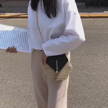 Veloria™ Boho Tassel Flap Bag